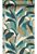 papel pintado con textura eco hojas tropicales verde mar y azul petroleo