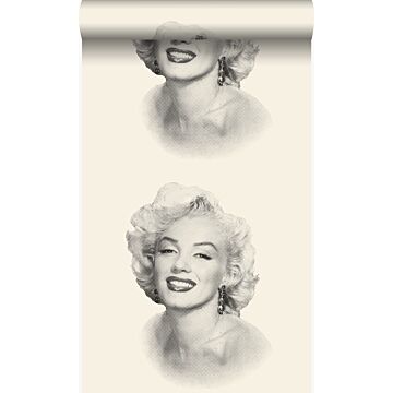 papel pintado Marilyn Monroe blanco y negro